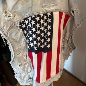 LF Stores - Furst of a Kind American Flag Vest